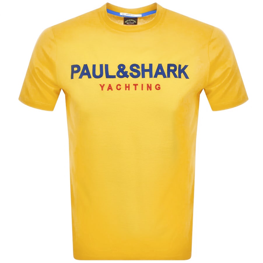 Alternative Image for ProductPaul And Shark Logo T Shirt Yellow1